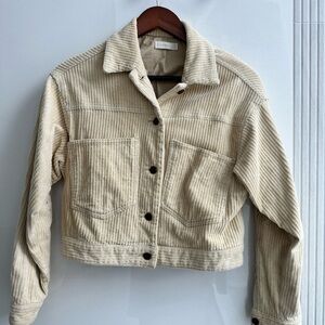 Kookai Sand Corduroy Jacket - Size 36